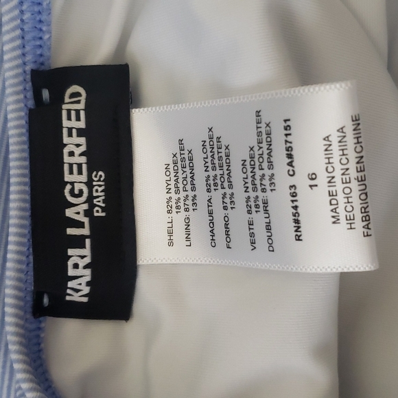 NWT Karl Lagerfeld One Piece Bathing Suit - Picture 6 of 6